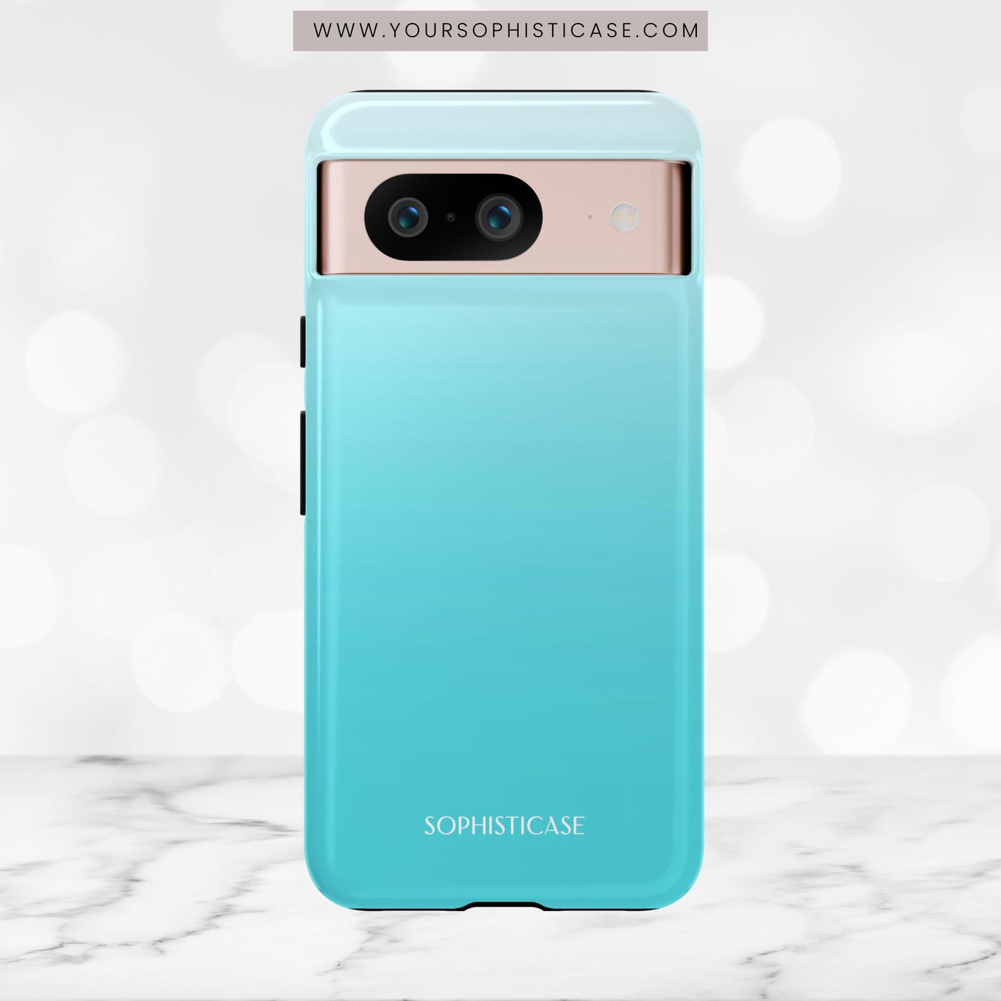 Heavenly in Aqua - Tough Phone Case