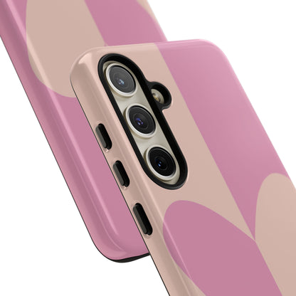 Be Mine in Pink and Brown - iPhone Case, Samsung Galaxy Case, Google Pixel Case