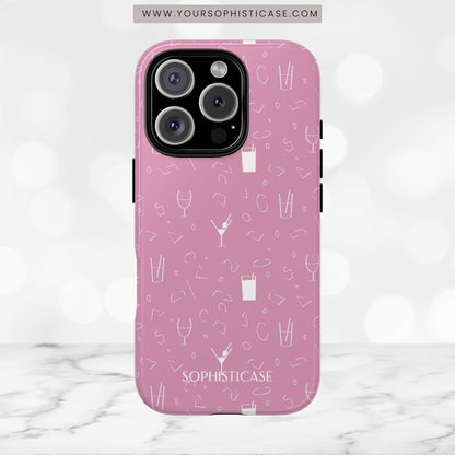 Cocktail Hour in Pink - iPhone Case