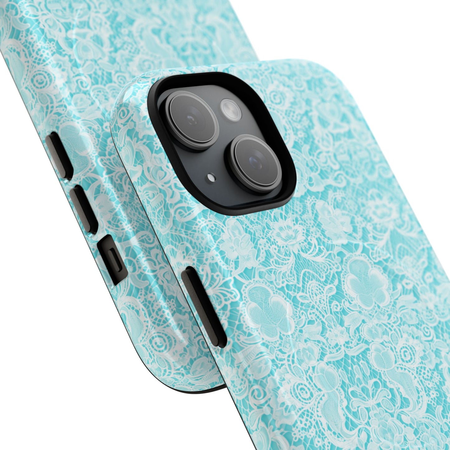 Luxe Lace in Aqua - Magsafe Case