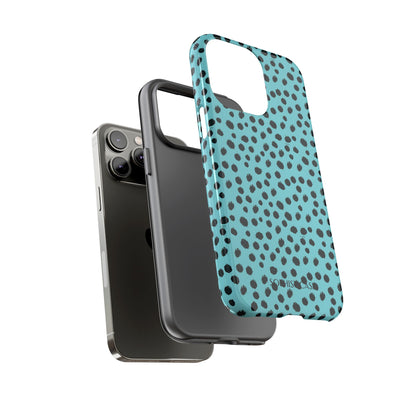 Cheetahs and Liars in Aqua - iPhone Case