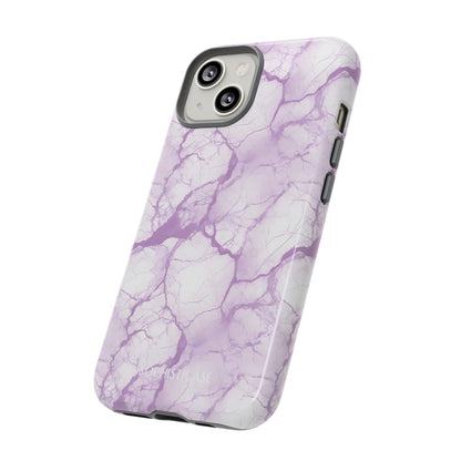 Marble Opulence in Purple - iPhone Case