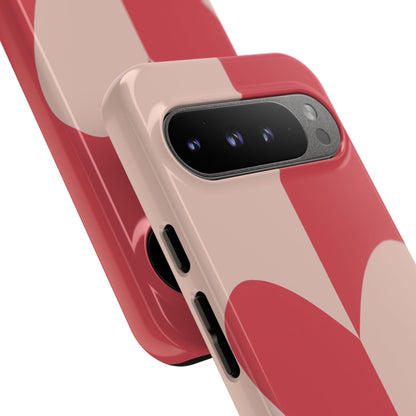 Be Mine in Red and Brown - iPhone Case, Samsung Galaxy Case, Google Pixel Case