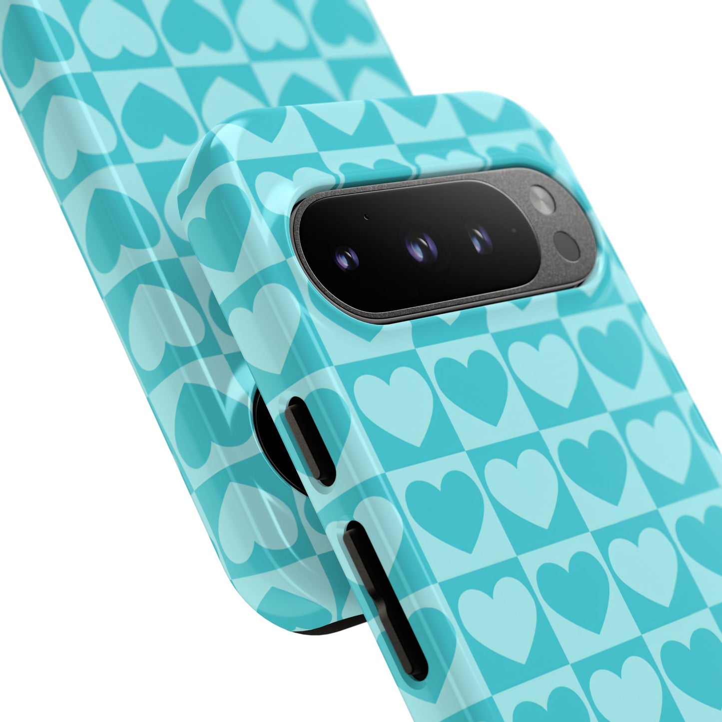 Tough Love in Aqua - Tough Phone Case