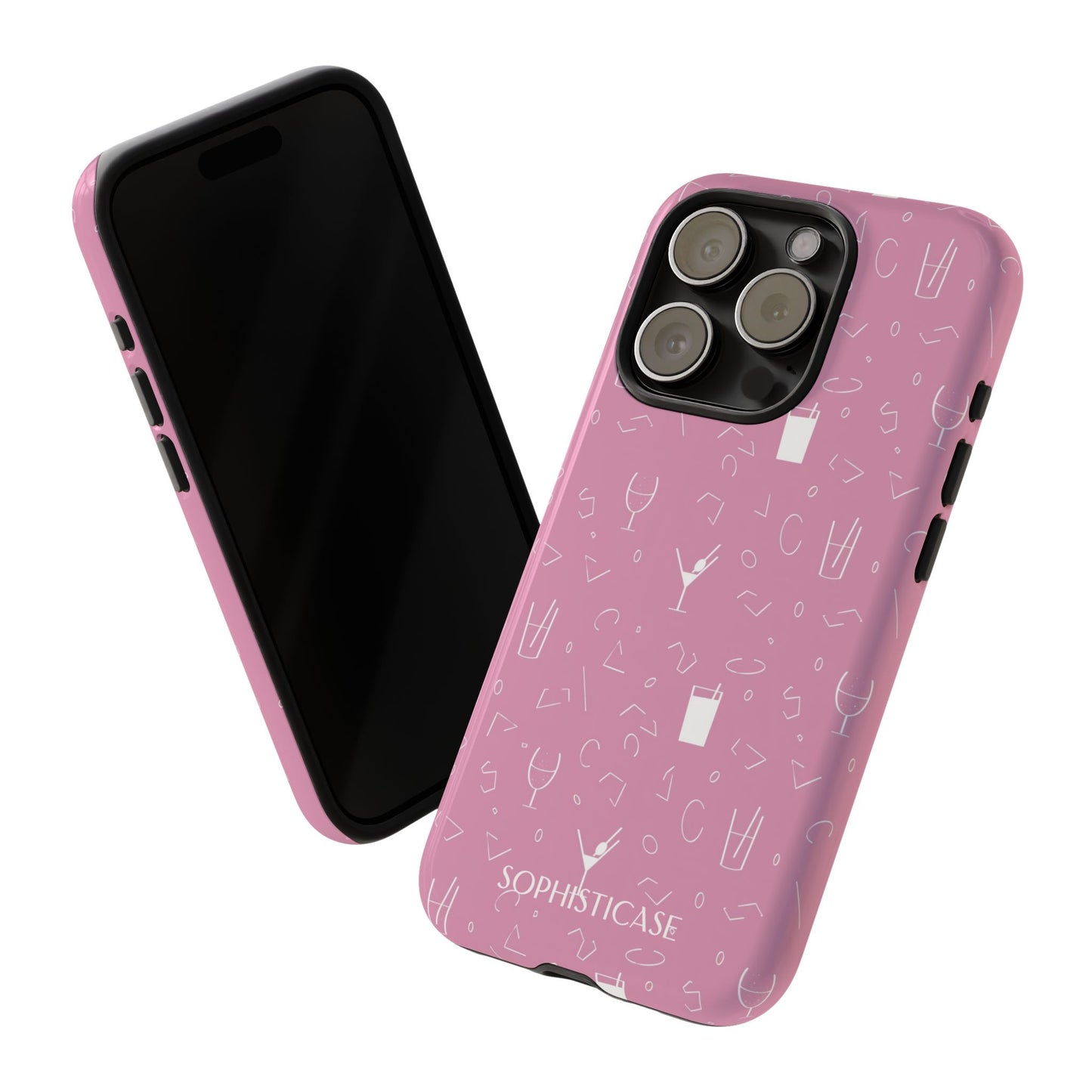 Cocktail Hour in Pink - iPhone Case