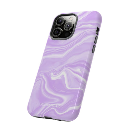 Liquid Dreams in Light Purple - iPhone Case