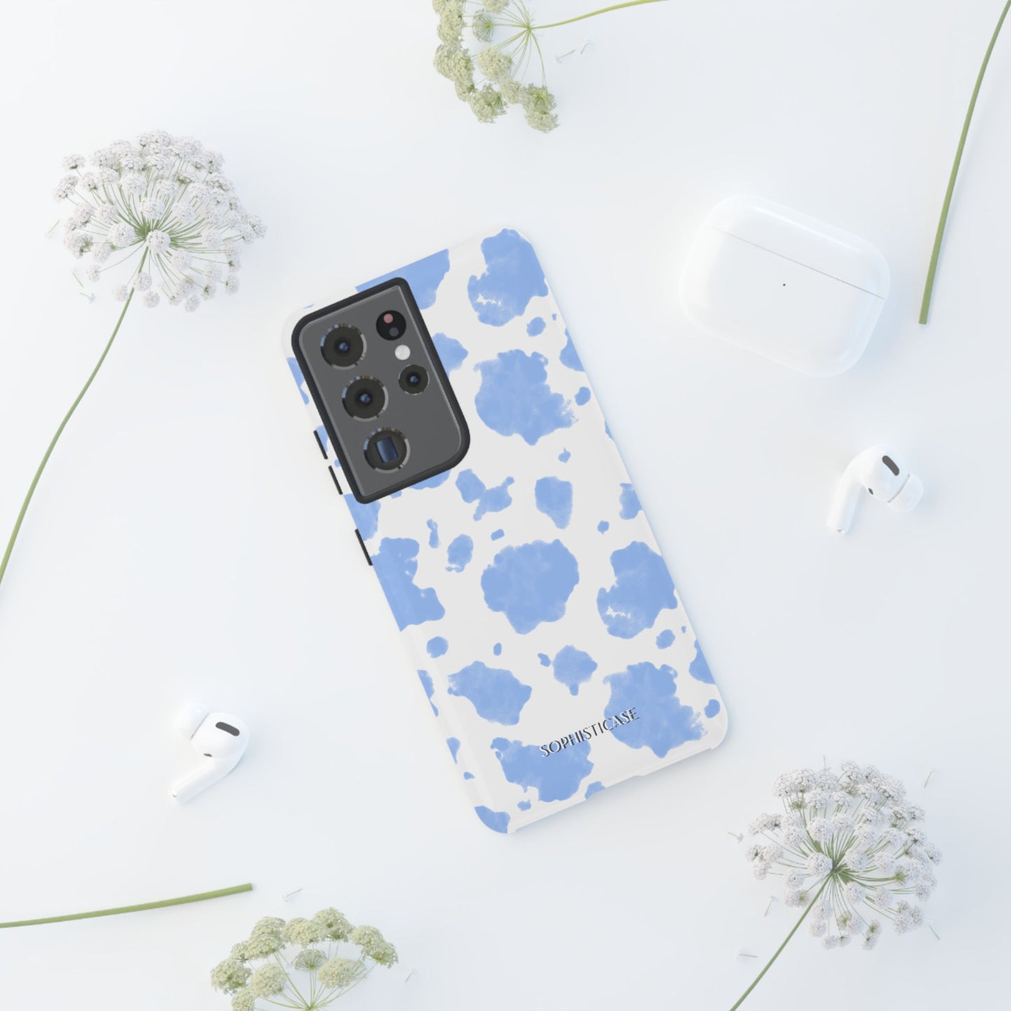Holy Cow in Blue - Tough Phone Case