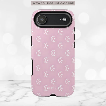 Moon Phase in Pink - iPhone Case