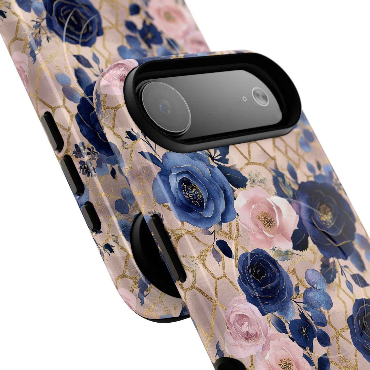 Royal Floral in Navy Blush - iPhone Magsafe Case