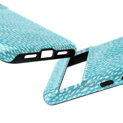 Oh Deer! in Aqua - Tough Phone Case