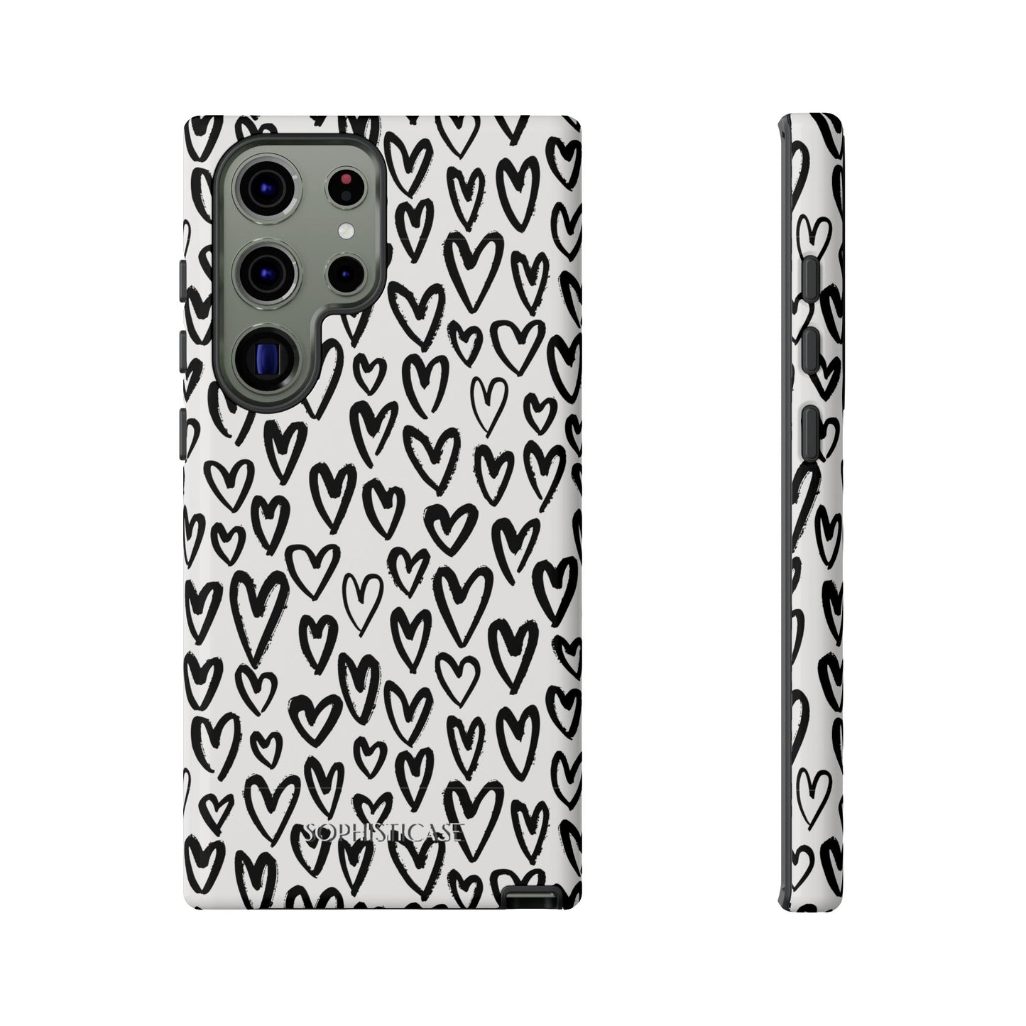 Dark Thoughts in Urban Heart - Tough Phone Case