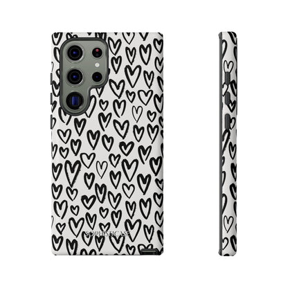 Dark Thoughts in Urban Heart - Tough Phone Case