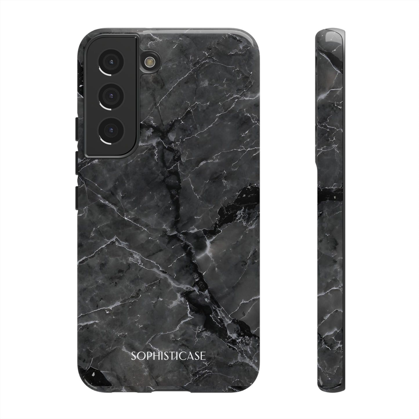 Marble Opulence in Black - iPhone Case, Samsung Galaxy Case, Google Pixel Case
