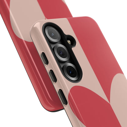 Be Mine in Red and Brown - iPhone Case, Samsung Galaxy Case, Google Pixel Case