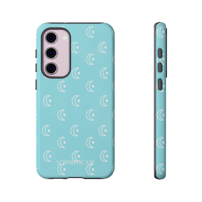 Moon Phase in Aqua - Tough Phone Case for Samsung Galaxy