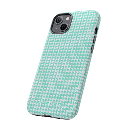 Tough Case - Houndstooth in Green