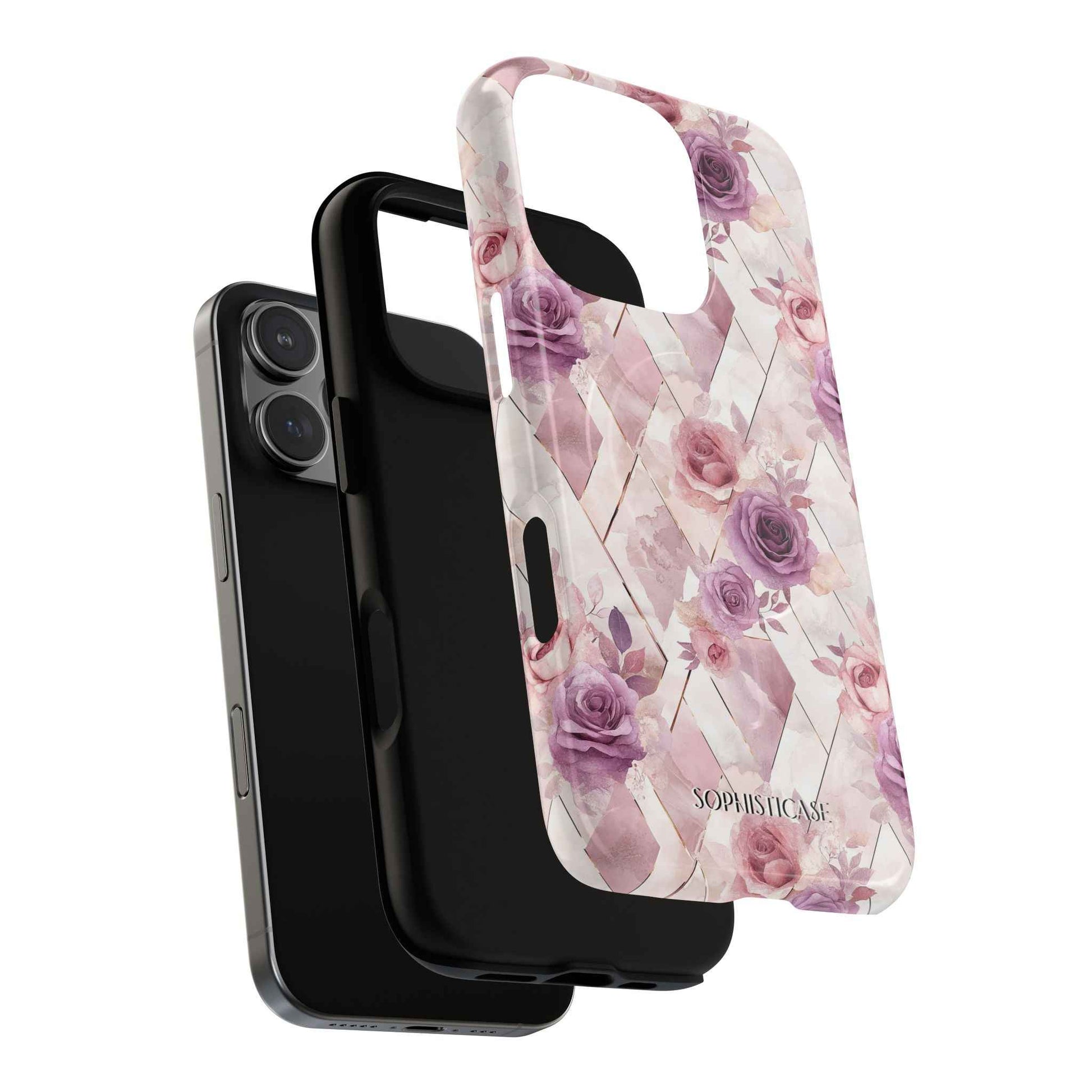 Royal Floral in Mauve Rose - iPhone Magsafe Case