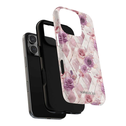 Royal Floral in Mauve Rose - iPhone Magsafe Case