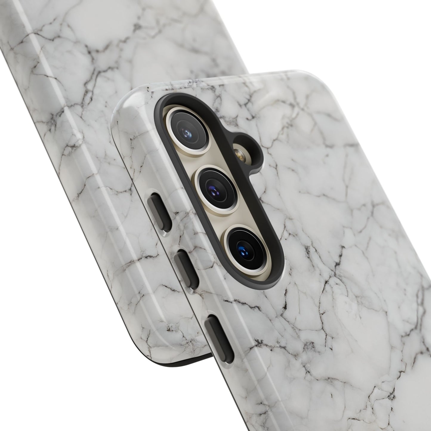 Marble Opulence in White - iPhone Case, Samsung Galaxy Case, Google Pixel Case