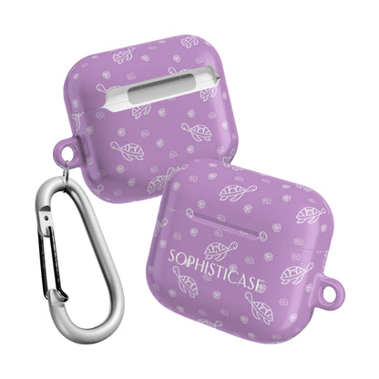 AirPod Cases - Turtle Island in Purple