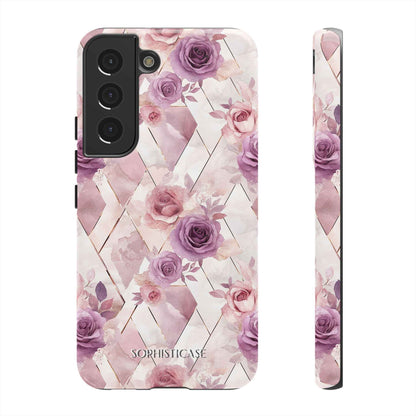 Royal Floral in Mauve Rose - Tough Phone Case