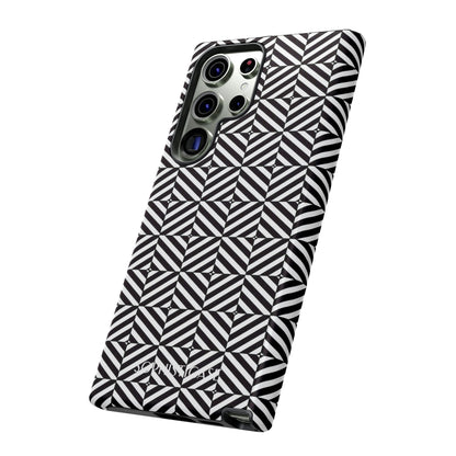 Illusions in Black - Tough Phone Case for Samsung Galaxy
