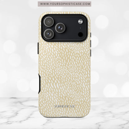 Oh Deer! in Neutral Beige- Tough Phone Case