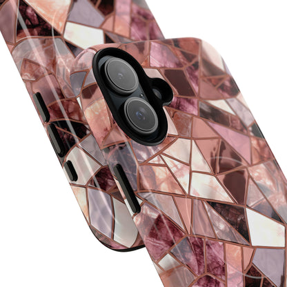 Rose' Runway in Merlot Mosaic - Magsafe Case