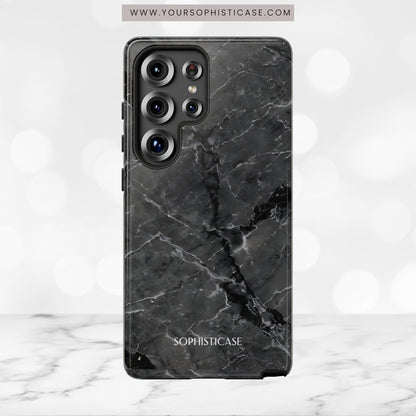 Marble Opulence in Black - iPhone Case, Samsung Galaxy Case, Google Pixel Case