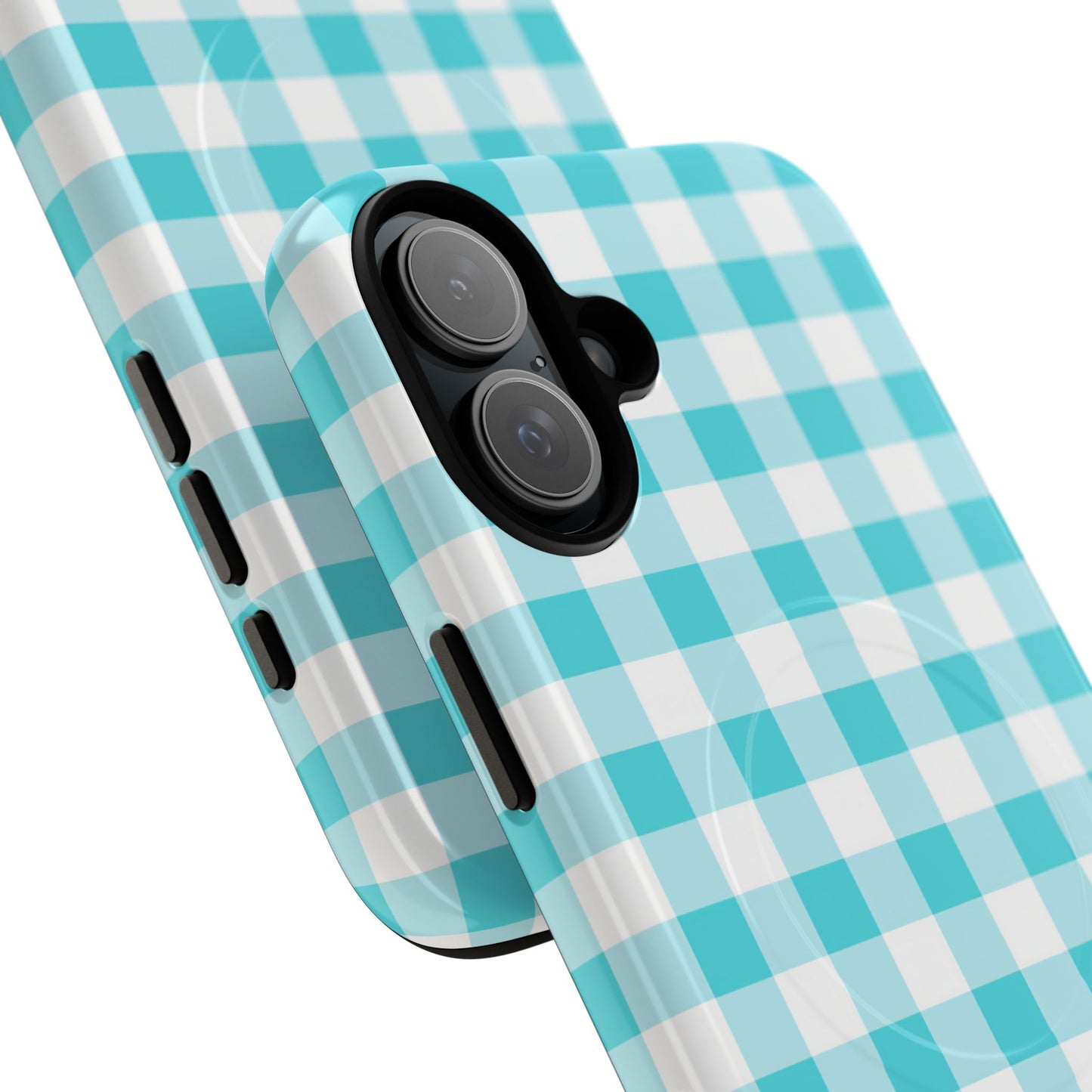 Gingham in Aqua - Magsafe Case