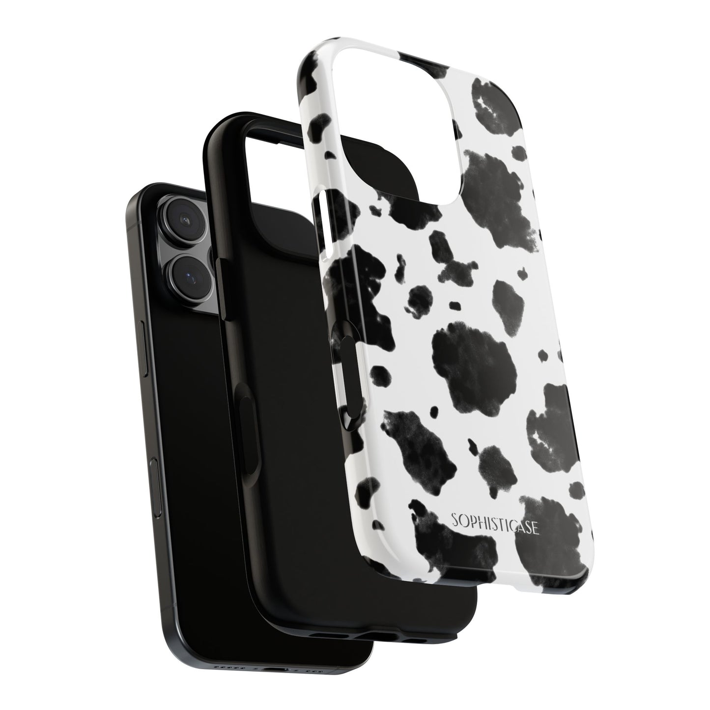 Holy Cow in Black - iPhone Case