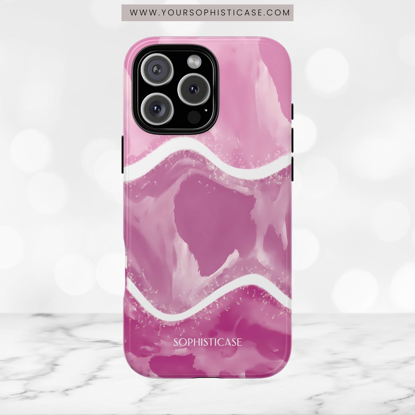 Serenity in Plum Purple - iPhone Case
