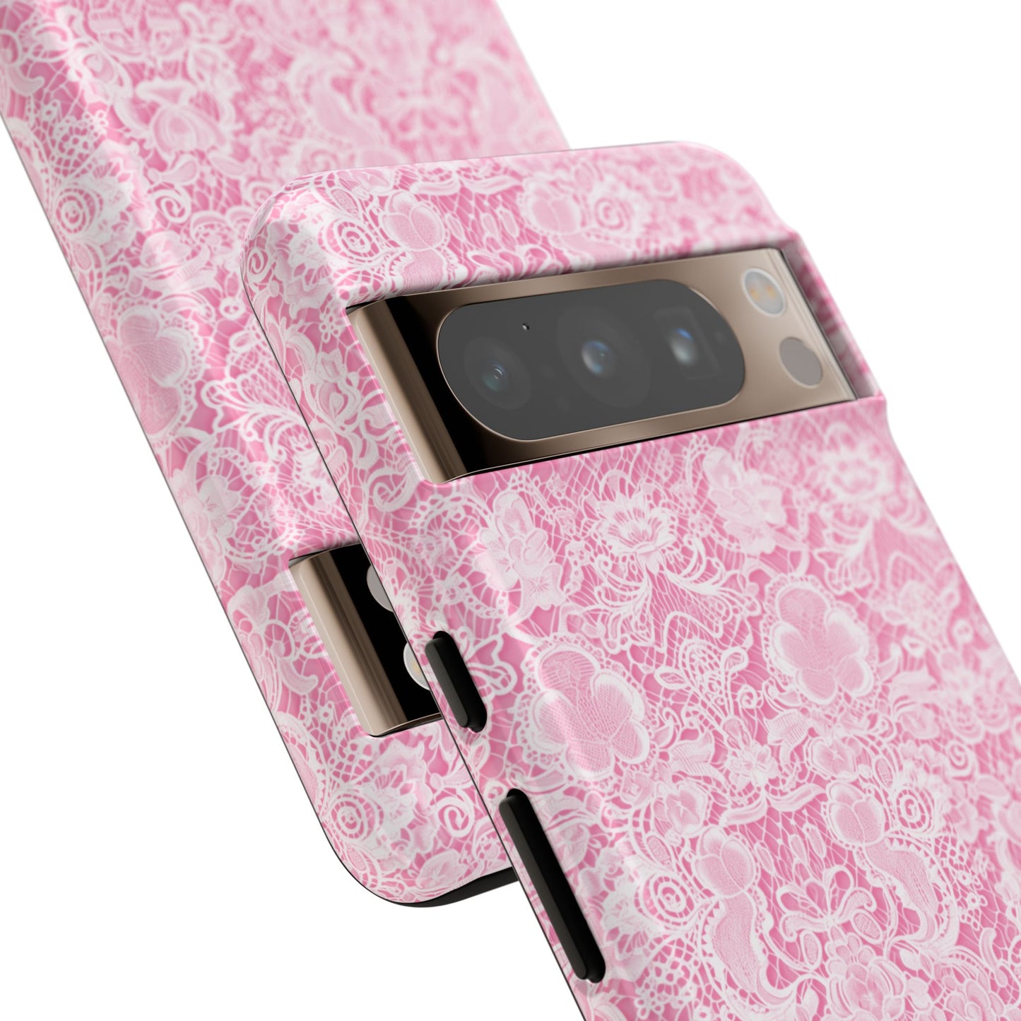 Luxe Lace in Pink - iPhone Case, Samsung Galaxy Case, Google Pixel Case