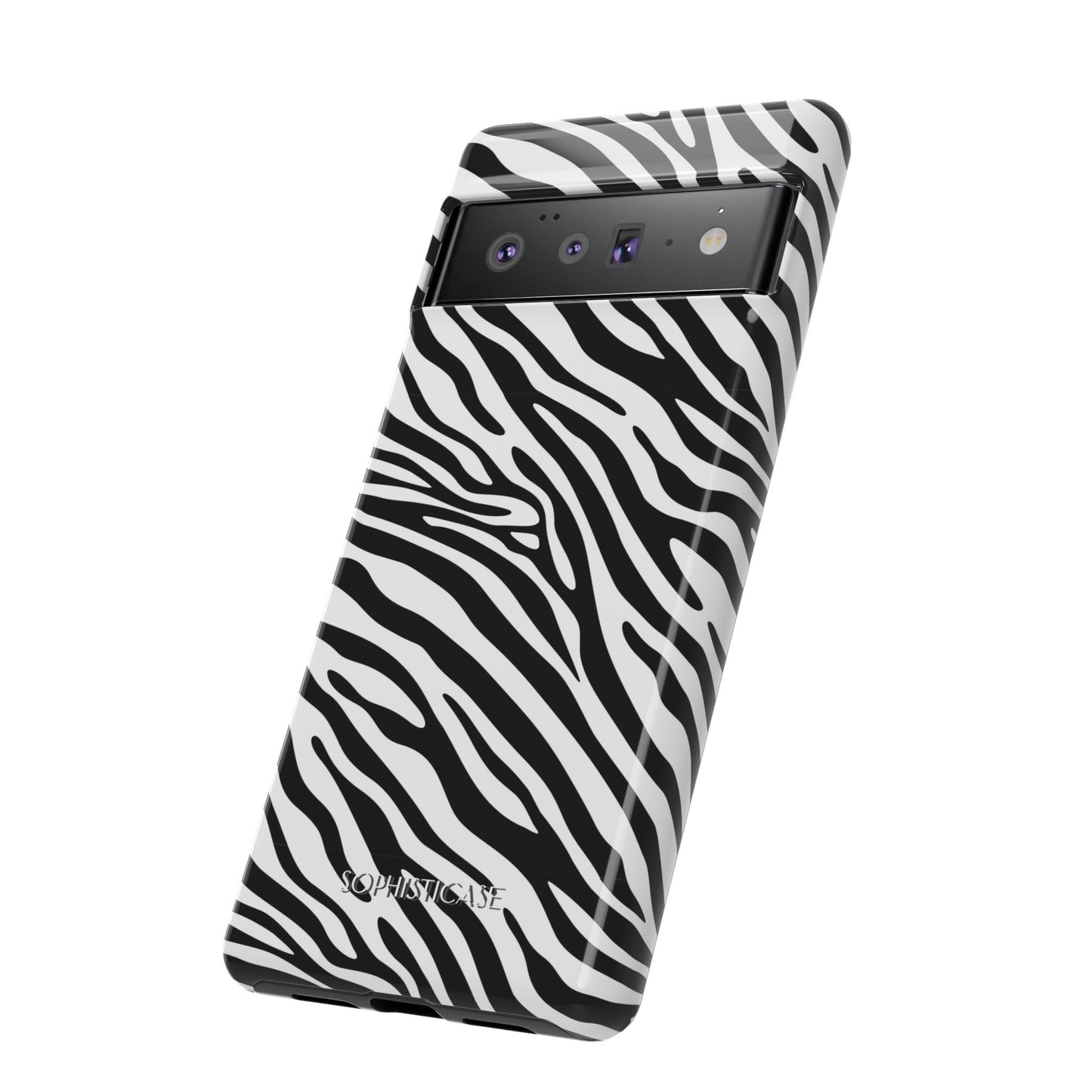 Dark Thoughts in Urban Zebra - Tough Phone Case