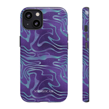 Cosmic Zebra in Blue & Purple - iPhone Case, Samsung Galaxy Case, Google Pixel Case