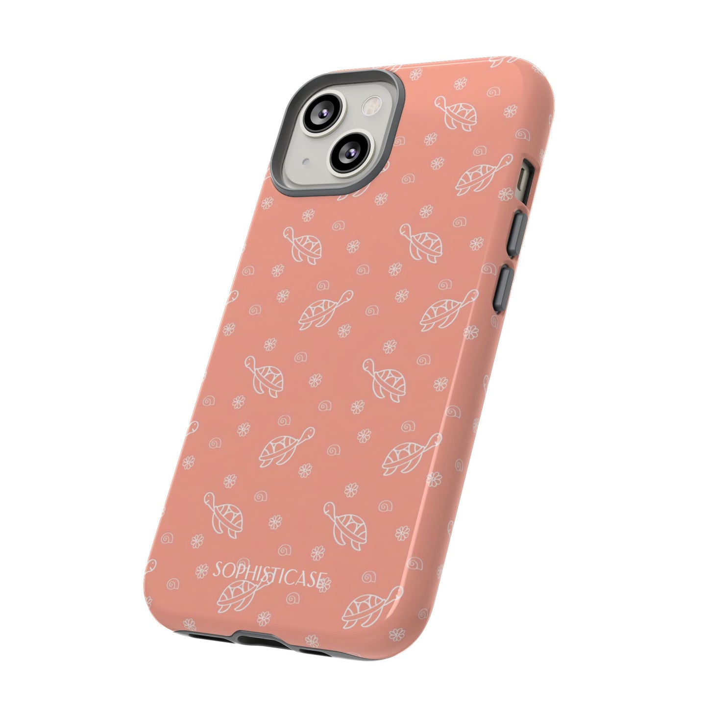 Turtle Island in Orange - iPhone Case