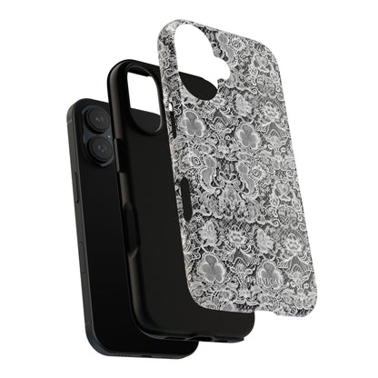 Luxe Lace in Black - iPhone Case, Samsung Galaxy Case, Google Pixel Case