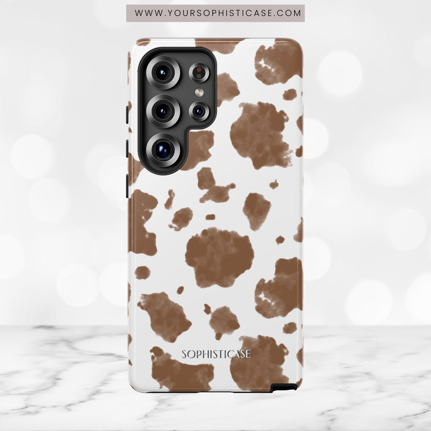 Holy Cow in Brown - Tough Phone Case