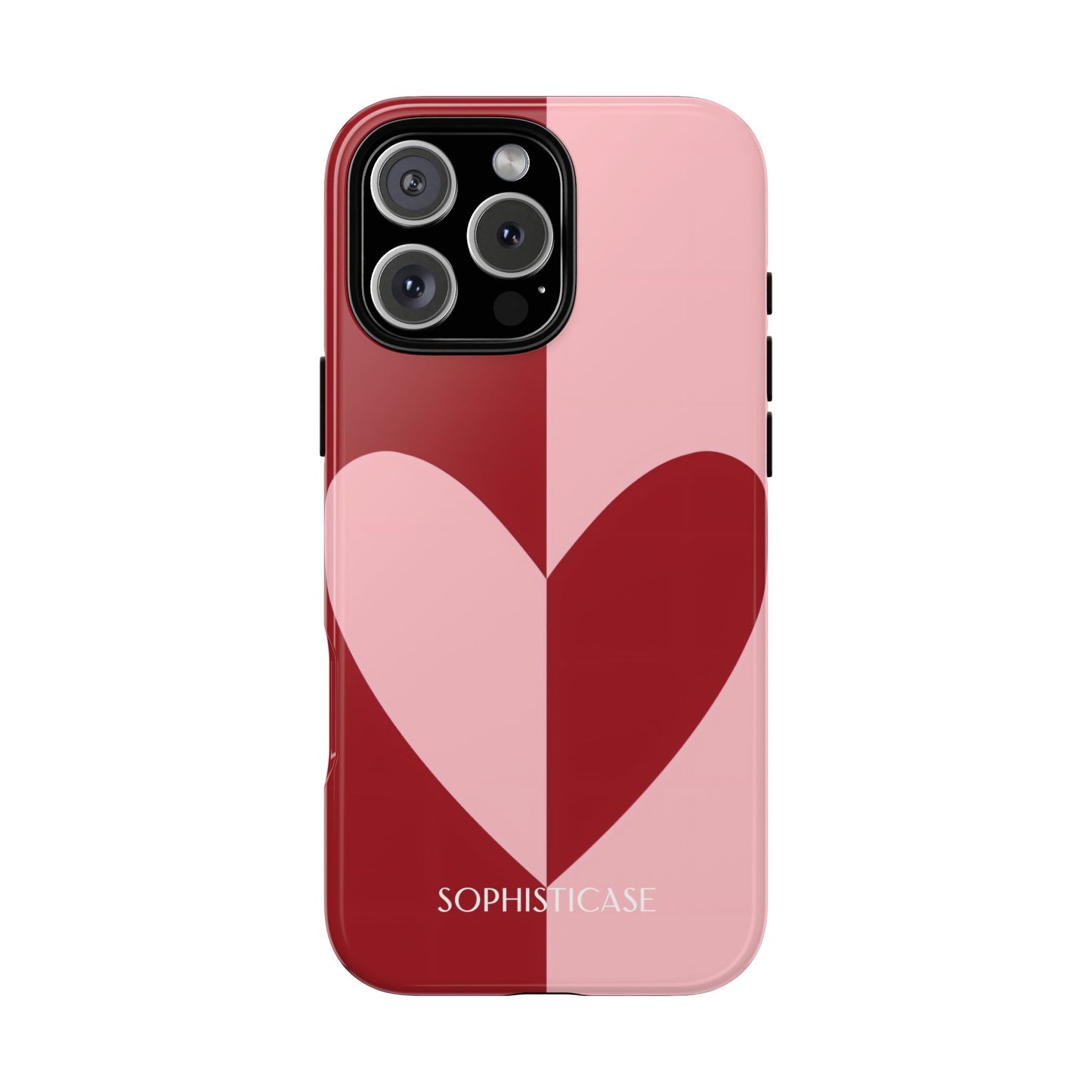 Be Mine in Red and Pink - Protective Phone Case for iPhone