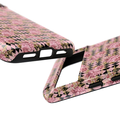 Rose Diamond Romance in Isolde - Tough Phone Case