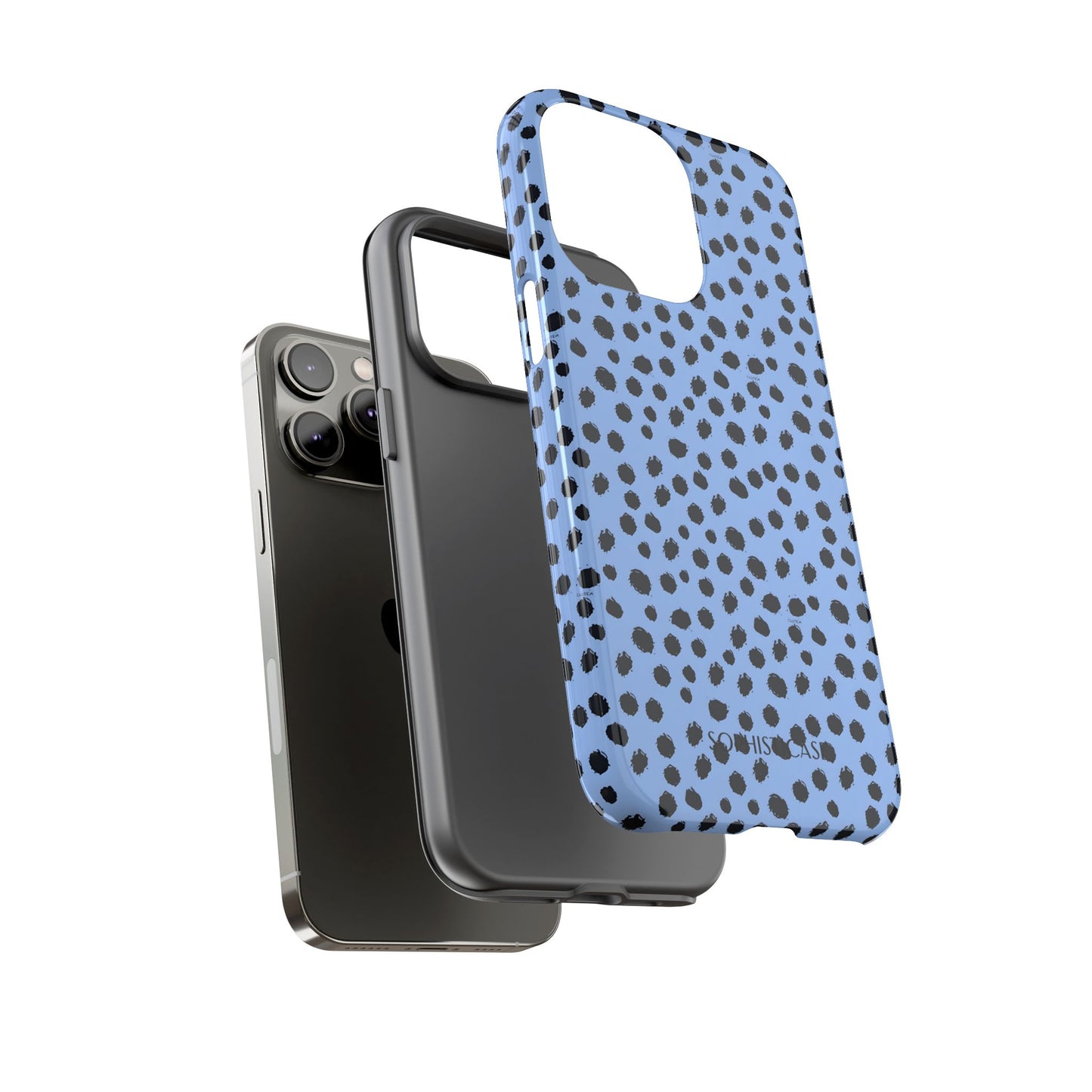 Cheetahs and Liars in Blue - iPhone Case