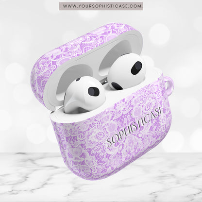 AirPod Cases - Luxe Lace in Purple