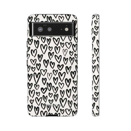 Dark Thoughts in Urban Heart - Tough Phone Case