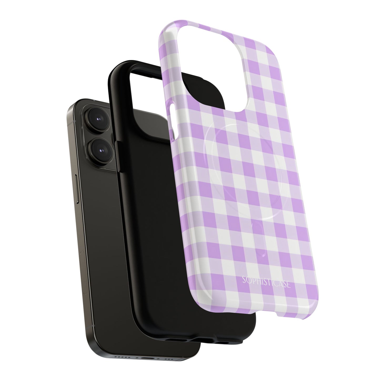 Gingham in Purple - Magsafe Case