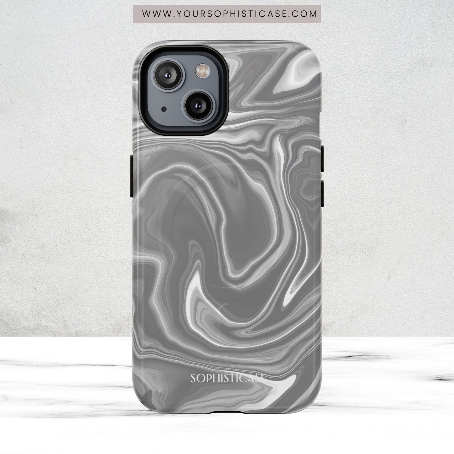 Liquid Dreams in Charcoal - Magsafe Case