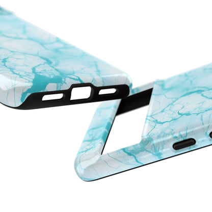 Marble Opulence in Aqua - Tough Phone Case