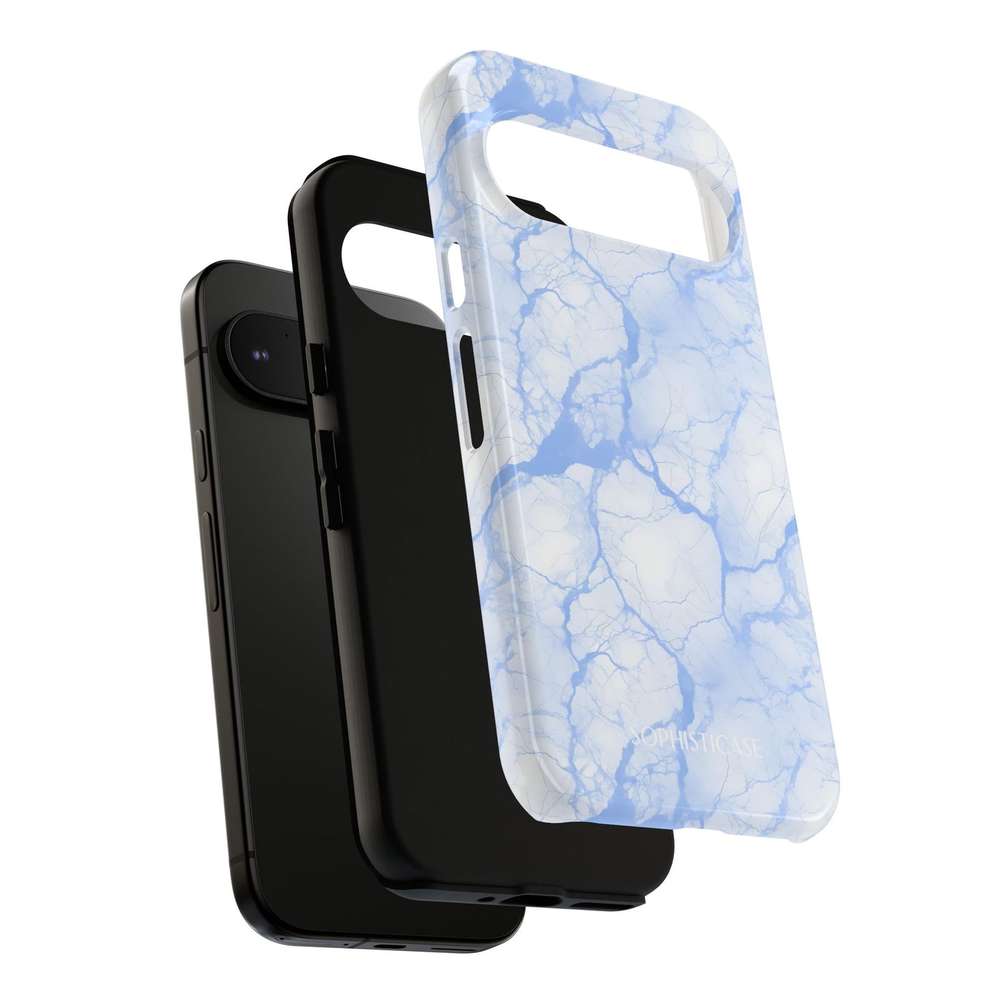 Marble Opulence in Blue - Tough Phone Case