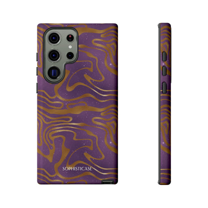 Cosmic Gold in Purple - iPhone Case, Samsung Galaxy Case, Google Pixel Case