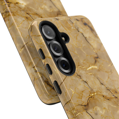 Marble Opulence in Gold - iPhone Case, Samsung Galaxy Case, Google Pixel Case