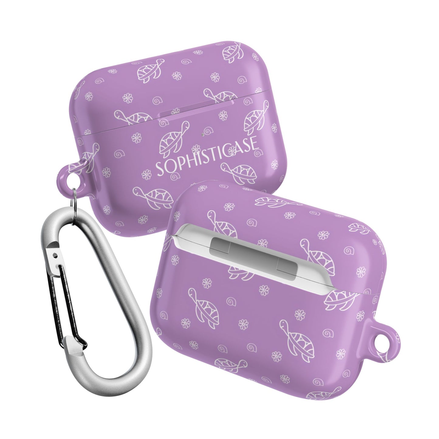 AirPod Cases - Turtle Island in Purple